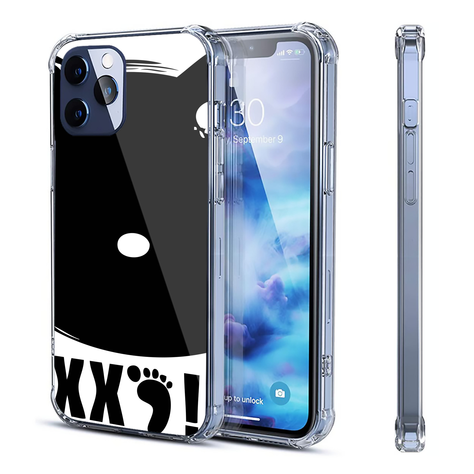 （画像用） Hello Kitty ハローキティ 【iPhone 12シリーズ対応】透明スマホケース（クリアソフトケース）